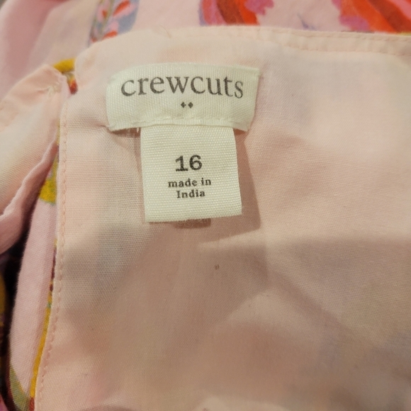 Crewcuts girls size 16 pink with paisley print fit&flare dress - Picture 5 of 6